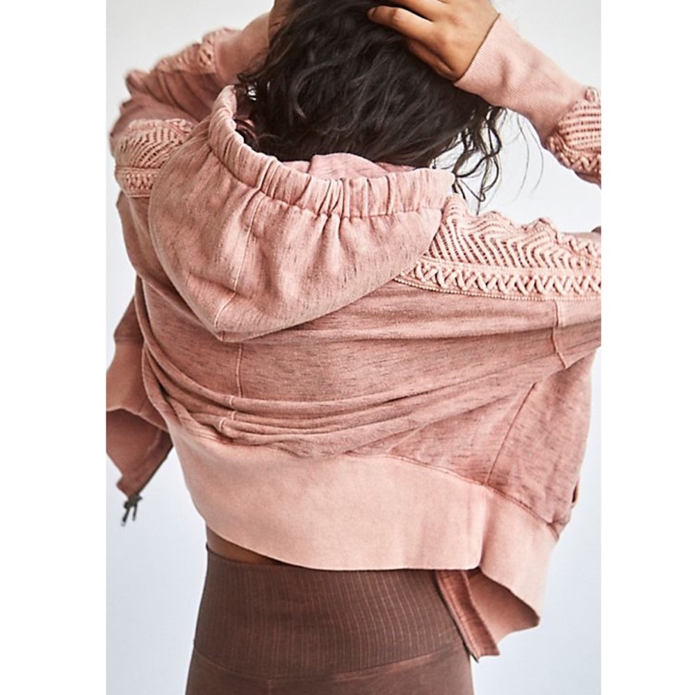 NWT. Free People - Mountain High Cable Hoodie - Picture 14 of 16